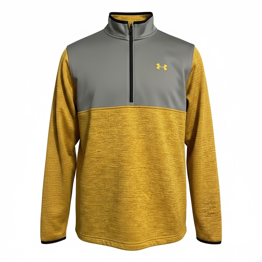Under Armour Men's Two-Tone Gray and Yellow Jacket